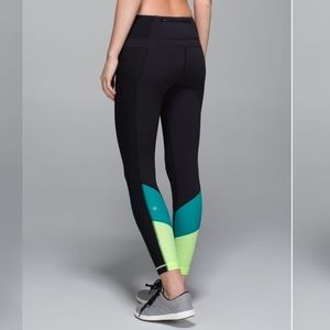 lululemon Trail bound tights size 10